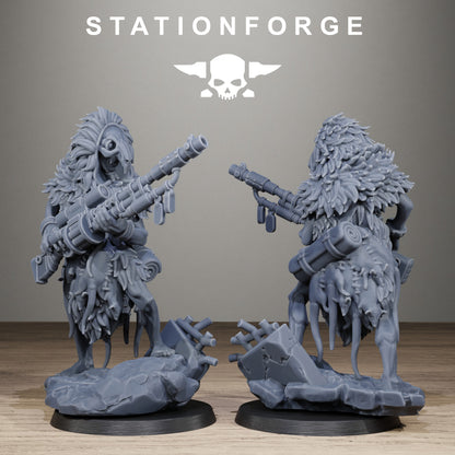 Techno Savages Scrap Tribers - Figurines Station Forge
