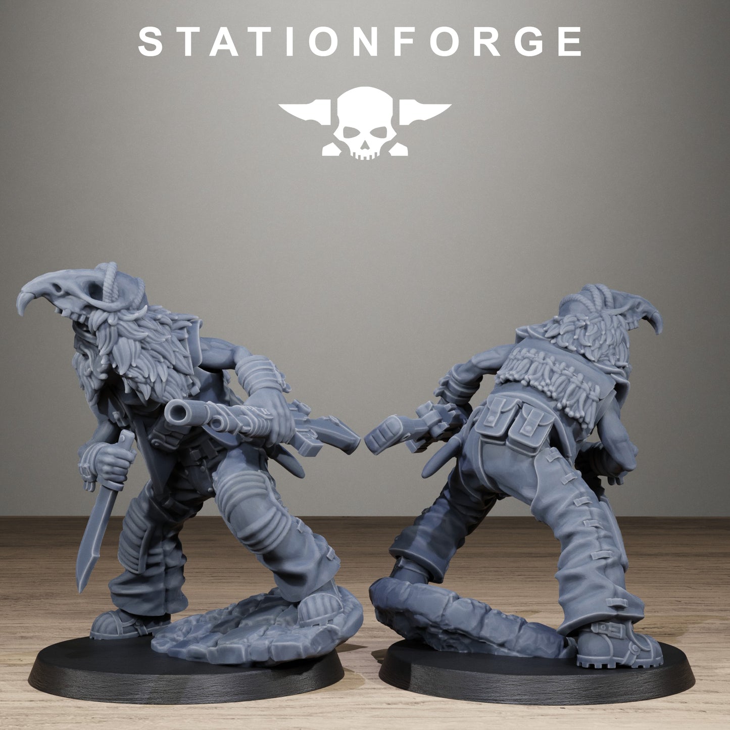 Techno Savages Scrap Tribers - Figurines Station Forge