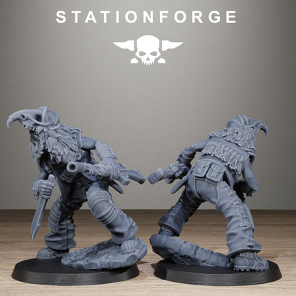 Techno Savages Scrap Tribers - Figurines Station Forge