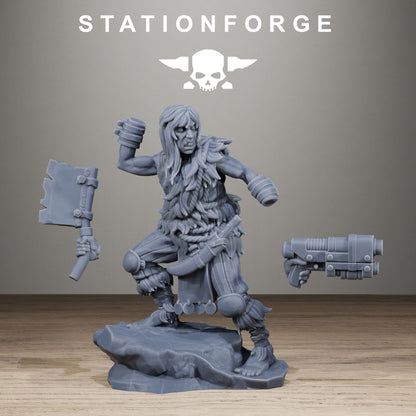Techno Savages Scrap Tribers - Figurines Station Forge