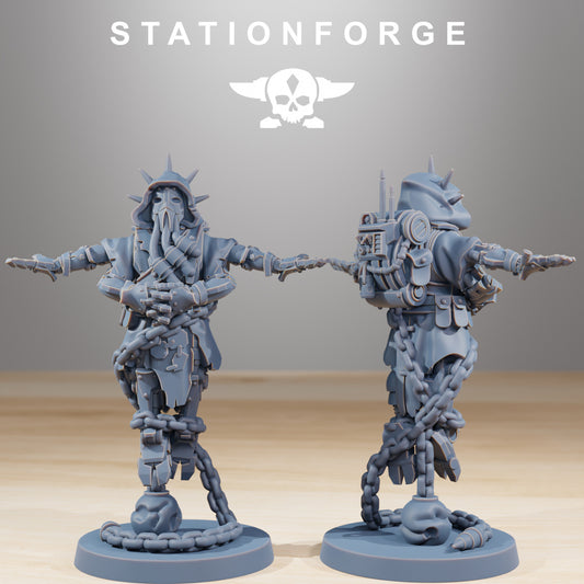 Scavenger Ranger Priest en 100mm et le L'orkaz Pirates en 100mm