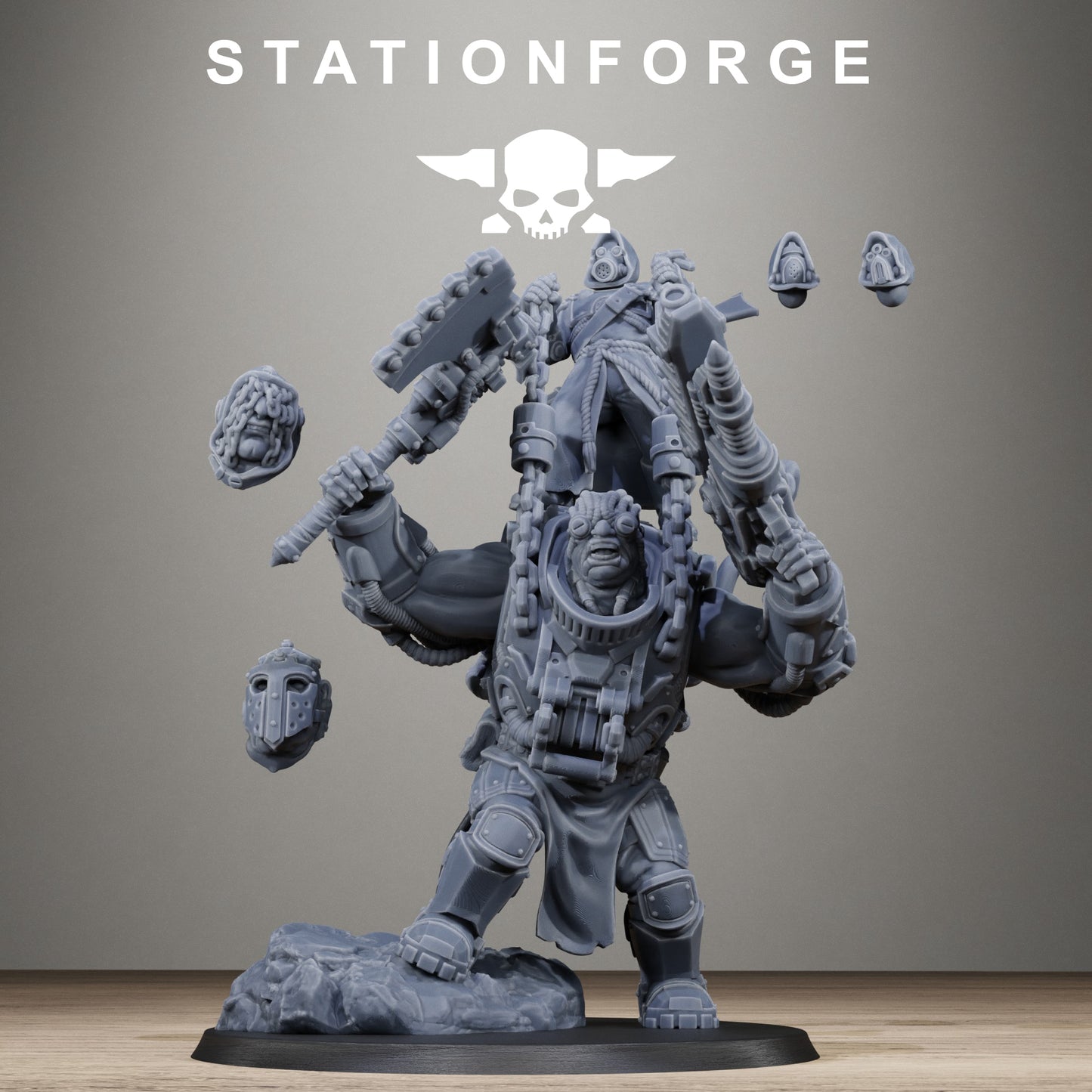 Scavenger Beast Controllers - 3 Figurines - Station Forge