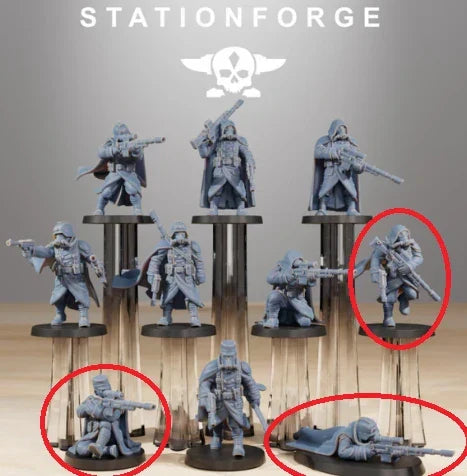 Lot de figurines GrimGuard