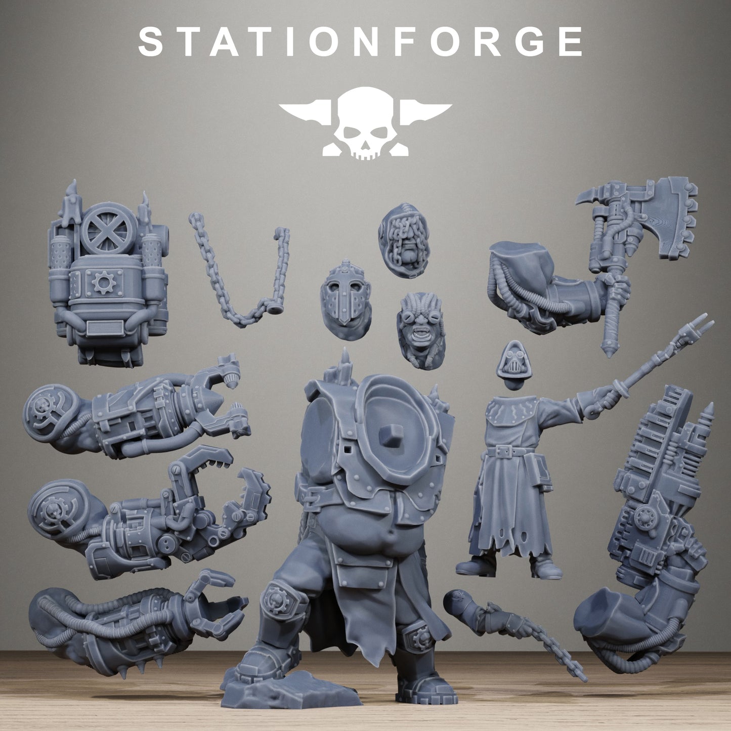 Scavenger Beast Controllers - 3 Figurines - Station Forge