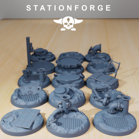 Socles Wasteland Bases - Station Forge