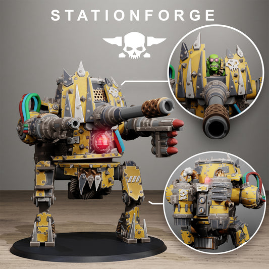 Orkaz Chicken Walker - Figurine Station Forge