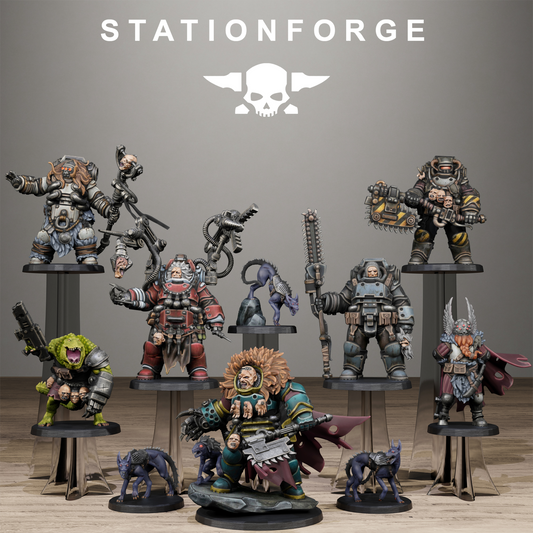 Techno Savages Vernaxers - Figurines Station Forge