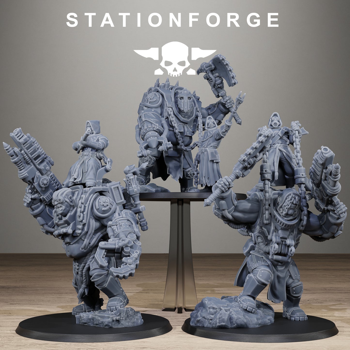 Scavenger Beast Controllers - 3 Figurines - Station Forge