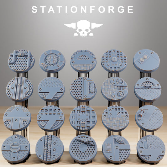 Socles Industrial Bases V2 - Station Forge
