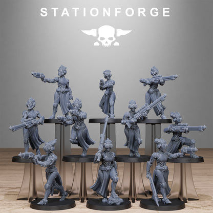 Scavenger Sisters Infantry - Figurines Station Forge