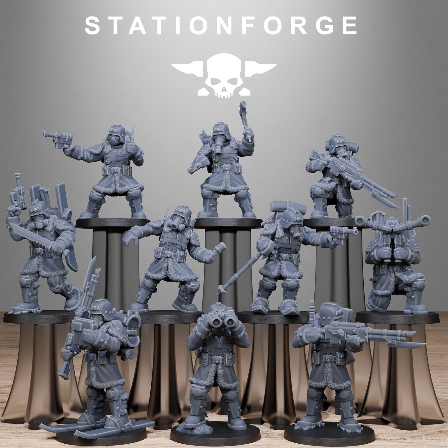 GrimGuard Frostwatch Patrol - Figurines Station Forge