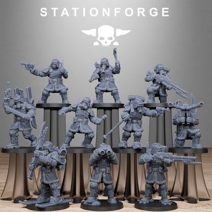 GrimGuard Frostwatch Patrol - Figurines Station Forge
