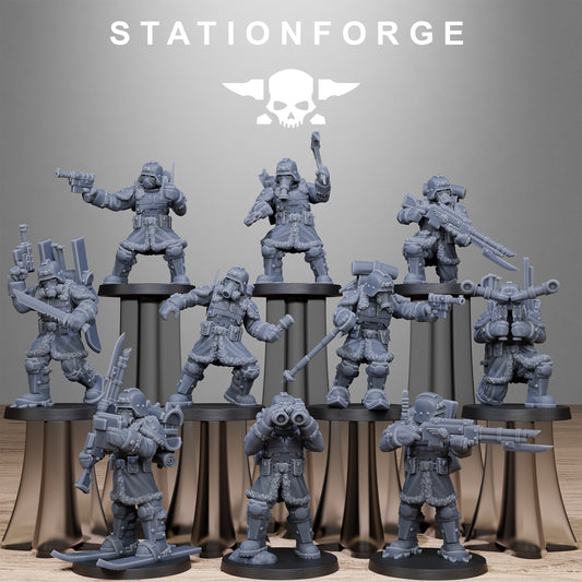 GrimGuard Frostwatch Patrol - Figurines Station Forge