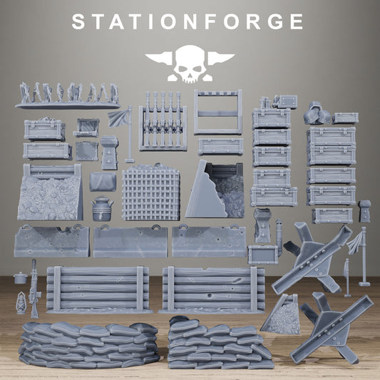 GrimGuard War Terrain Bits - Station Forge