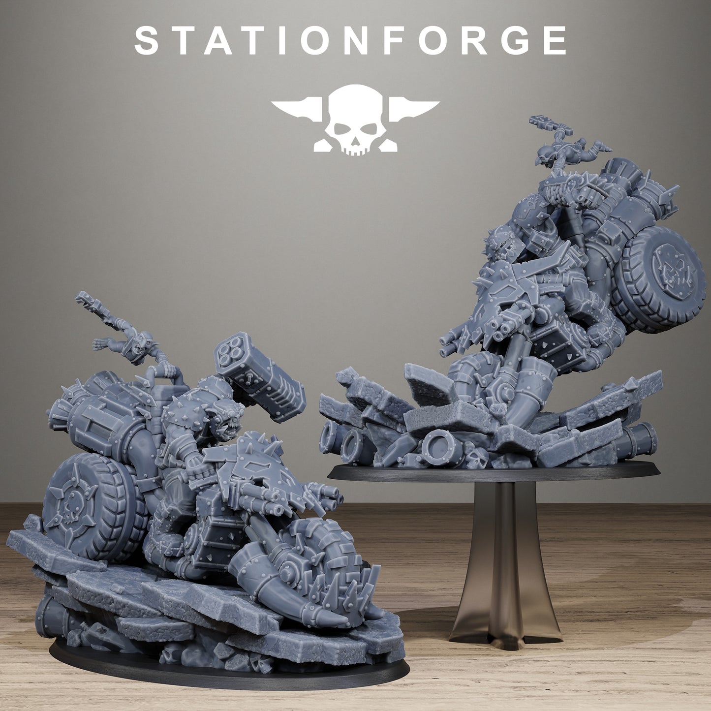 Orkaz Biker Boss - Figurine Station Forge