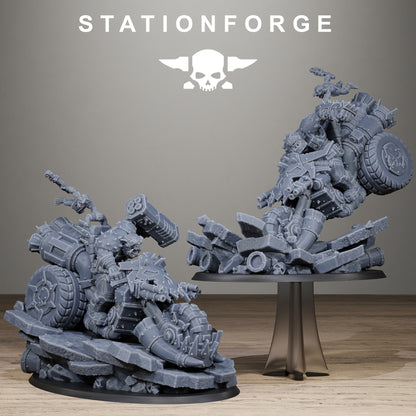 Orkaz Biker Boss - Figurine Station Forge