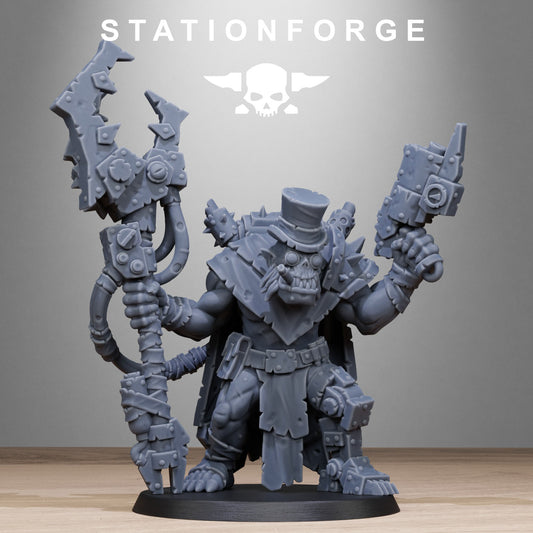 Grimguard The Exorcist (Doctor) et Orkaz Madman en 100mm  - Station Froge