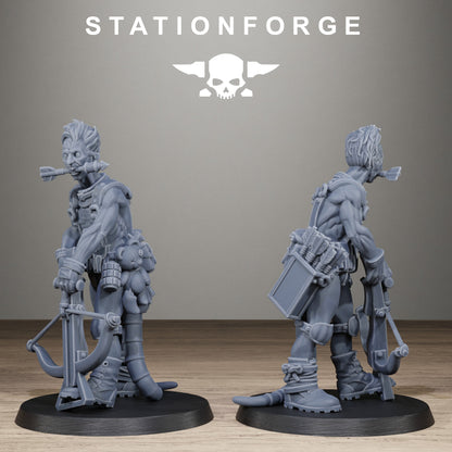 Techno Savages Scrap Tribers - Figurines Station Forge
