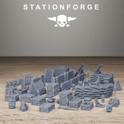 GrimGuard War Terrain Bits - Station Forge