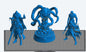 Lot de 5 Figurines IA personnalisées
