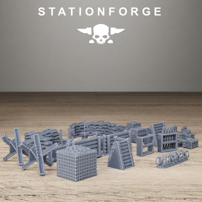 GrimGuard War Terrain Bits - Station Forge