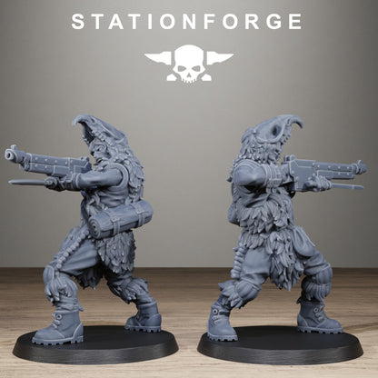 Techno Savages Scrap Tribers - Figurines Station Forge