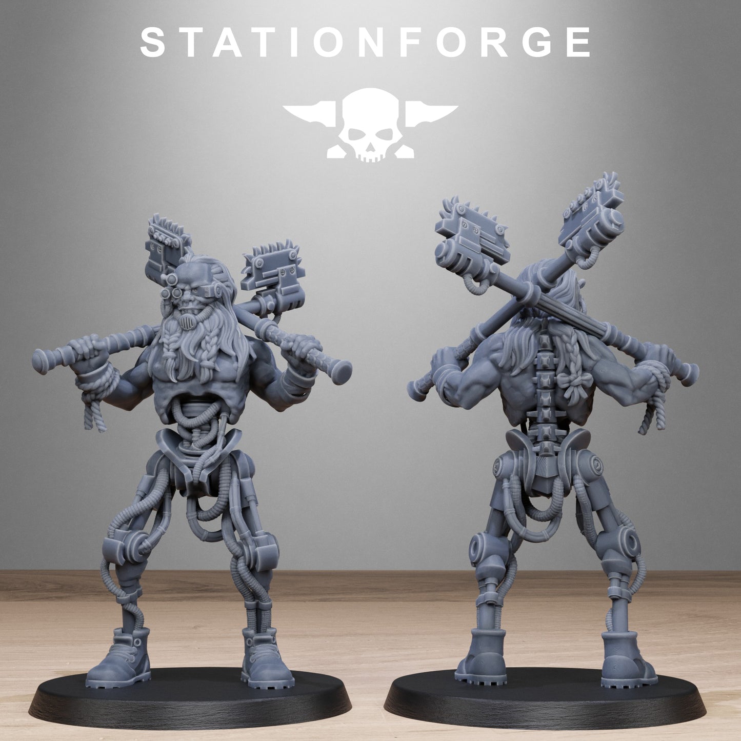 Techno Savage Barbarians - Figurines Station Forge