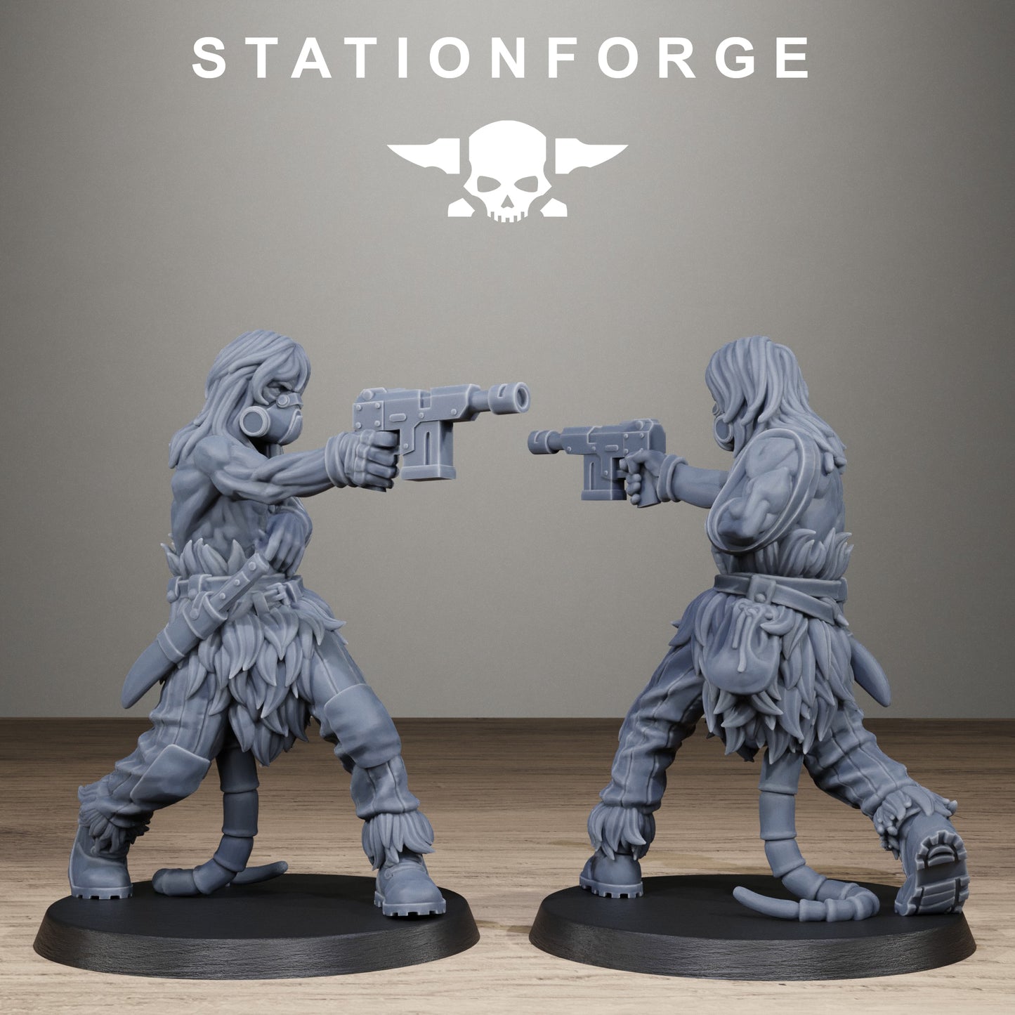Techno Savages Scrap Tribers - Figurines Station Forge