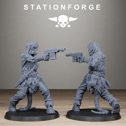Techno Savages Scrap Tribers - Figurines Station Forge