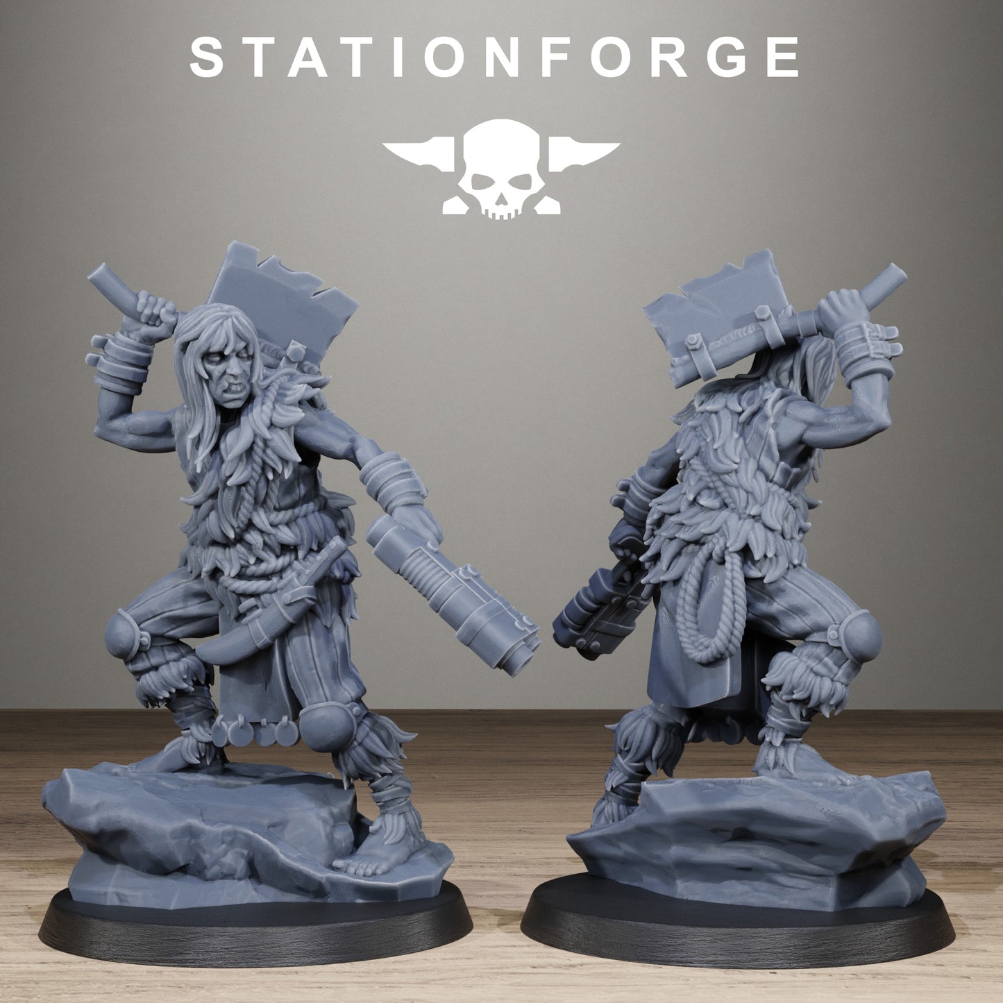 Techno Savages Scrap Tribers - Figurines Station Forge