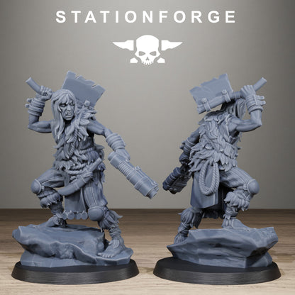 Techno Savages Scrap Tribers - Figurines Station Forge