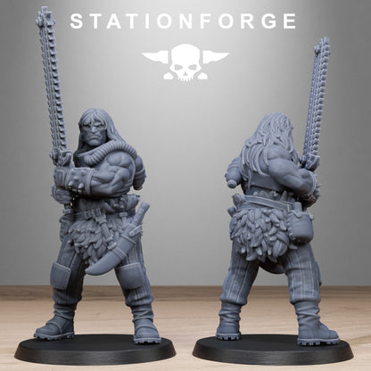 Techno Savage Barbarians - Figurines Station Forge