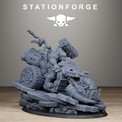 Orkaz Biker Boss - Figurine Station Forge
