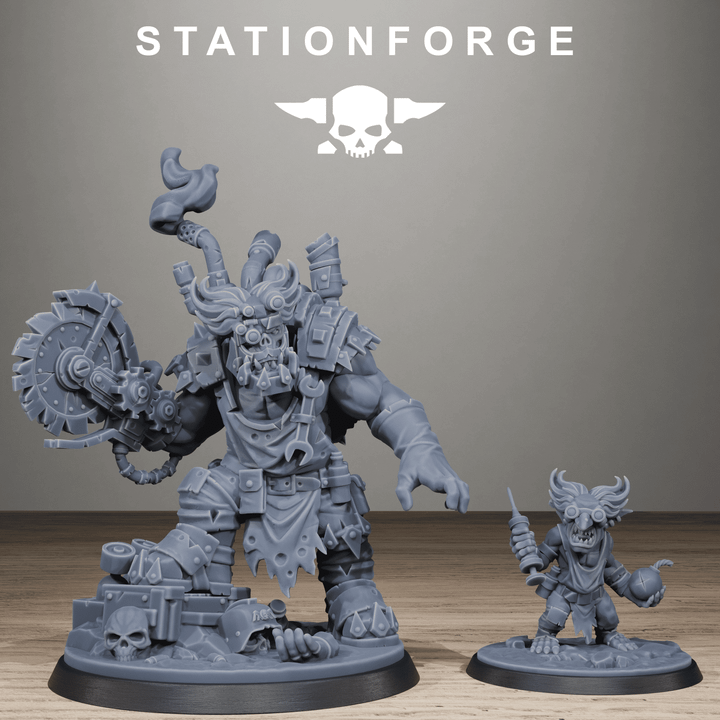Orkaz Mad Scientist - Figurine Station Forge - Station Forge - 3DPitFactory