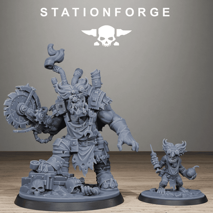 Orkaz Mad Scientist - Figurine Station Forge - Station Forge - 3DPitFactory
