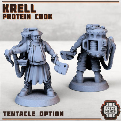 Krell et Zyanya - Market Hawker - Figurine Print Minis