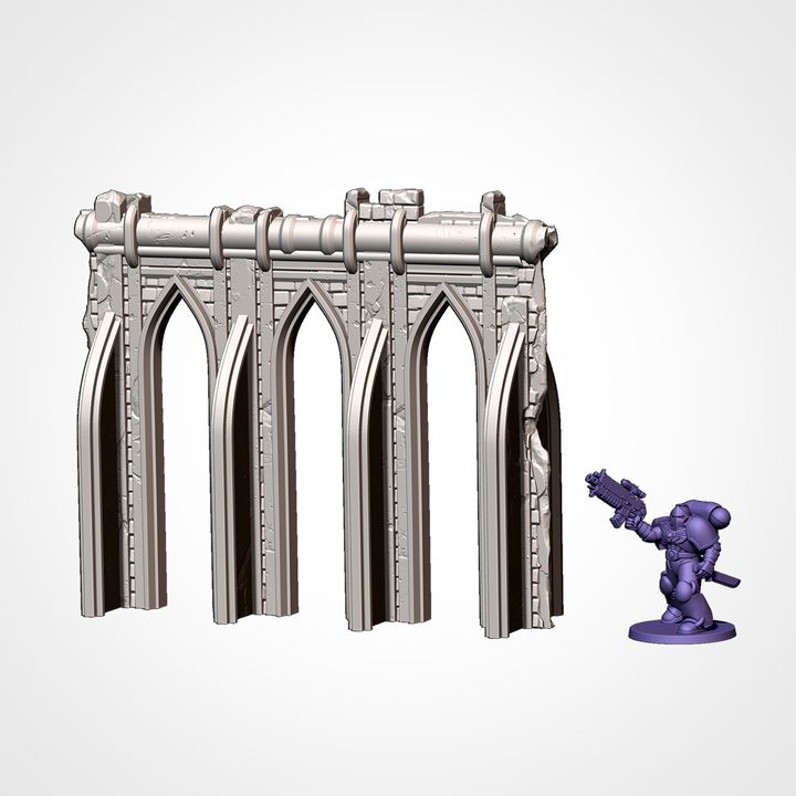 Terrain Classic Ruins compatible 11th édition  - TXARLI FACTORY