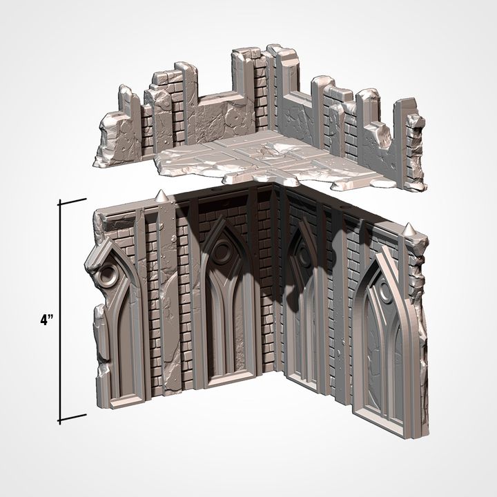 Terrain Classic Ruins compatible 11th édition  - TXARLI FACTORY