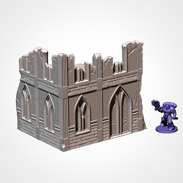 Terrain Classic Ruins compatible 11th édition  - TXARLI FACTORY