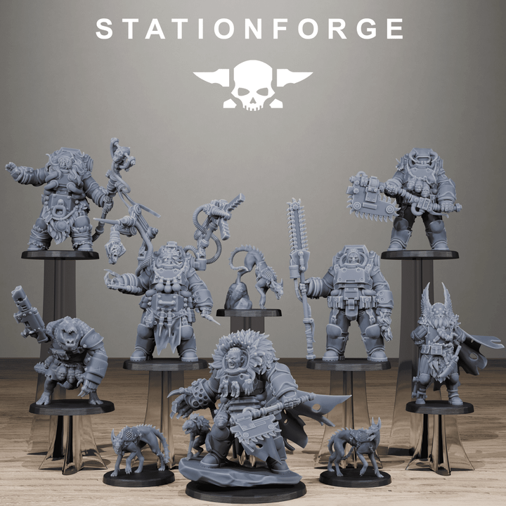 Techno Savages Vernaxers - Figurines Station Forge