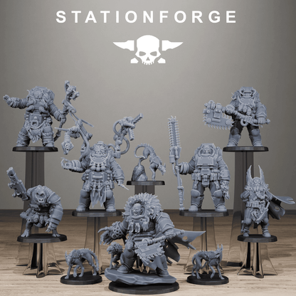 Techno Savages Vernaxers - Figurines Station Forge