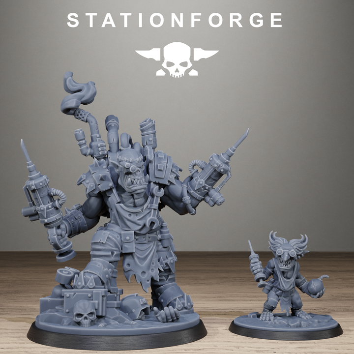 Orkaz Mad Scientist - Figurine Station Forge - Station Forge - 3DPitFactory