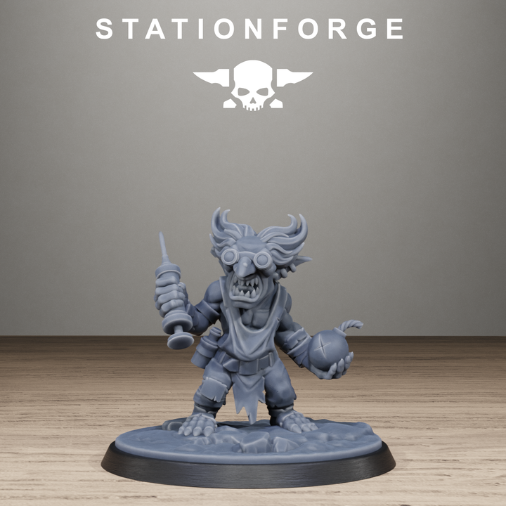 Orkaz Mad Scientist - Figurine Station Forge - Station Forge - 3DPitFactory