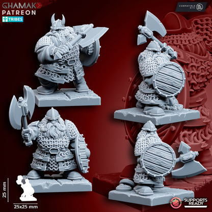 Clan Warriors (Hand Weapon & Shield) – Ghamak