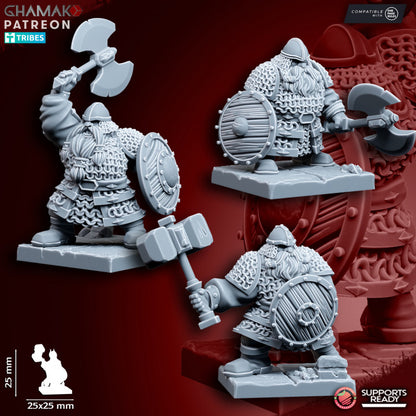 Clan Warriors (Hand Weapon & Shield) – Ghamak