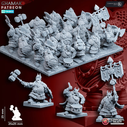 Clan Warriors (Hand Weapon & Shield) – Ghamak