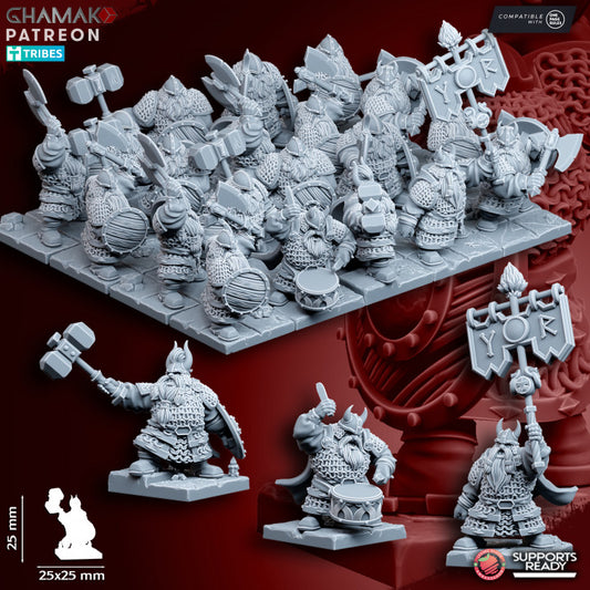 Clan Warriors (Hand Weapon & Shield) – Ghamak