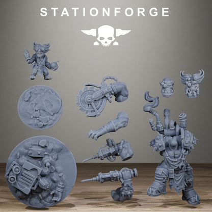 Orkaz Mad Scientist - Figurine Station Forge - Station Forge - 3DPitFactory