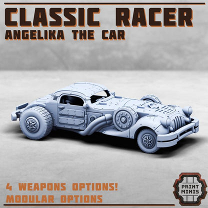 CLASSIC RACER - Angelika The Car - Figurine Print Minis