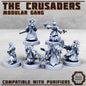 The Crusaders - Purifier Gang - Figurine Print Minis - PRINT MINIS - 3DPitFactory